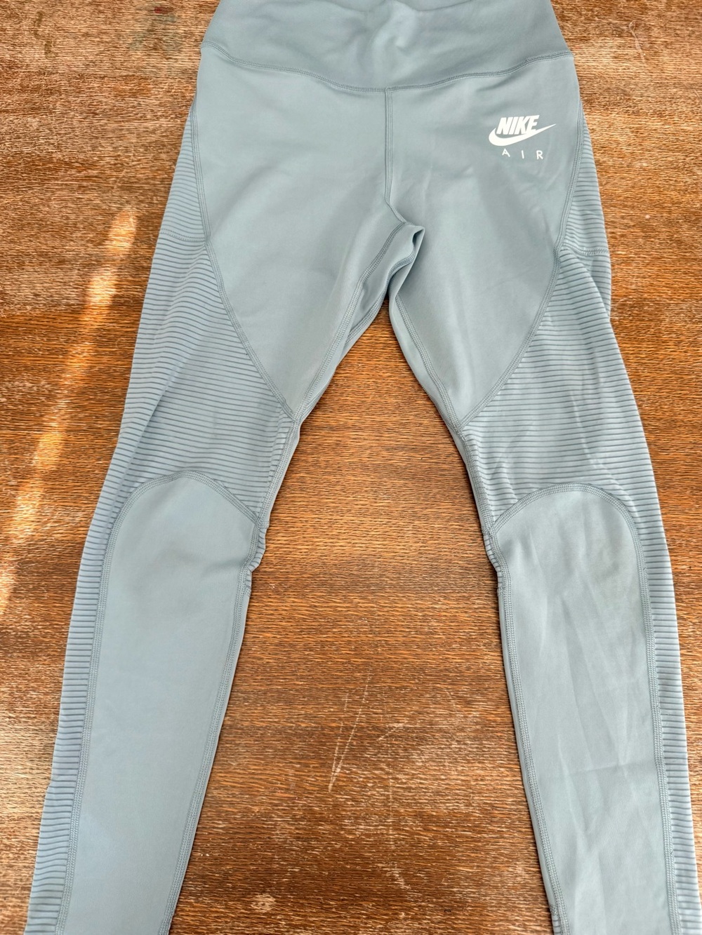 Nike Air Leggings in Light Gray-Green sage color